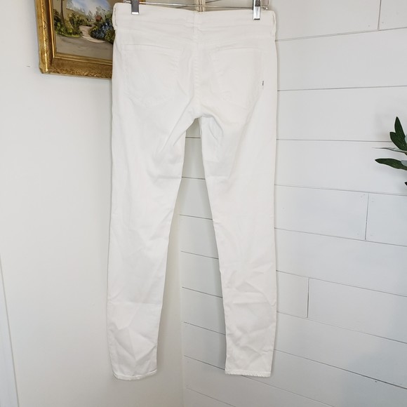 Mother The Looker Skinny Jean in Sleeping Beauty White Size 27 - Picture 4 of 10
